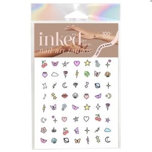 Inked By Dani Pastel Magic Temporary Nail Art & Tattoos ~ NWT